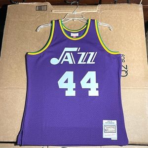 Swingman Jersey New Orleans Jazz Road 1974-75 Pete Maravich - large nba jersey